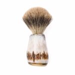 Pennello da barba in Tasso e Corno di Cervo  Coltelleria L'artigiano di Scarperia